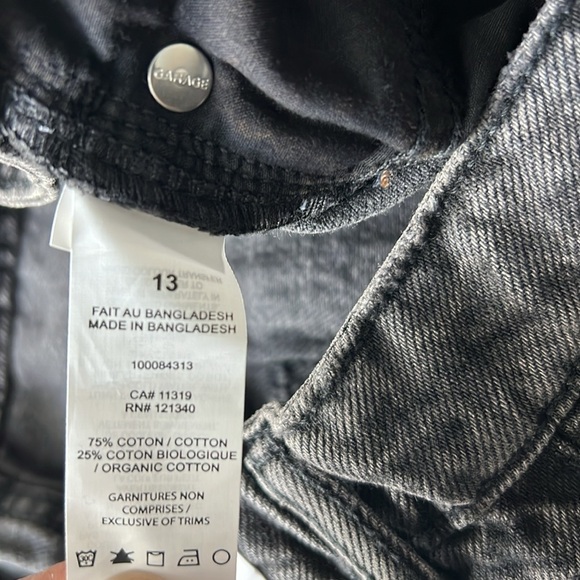Garage denim NWT junior women’s slouchy jeans size 13 - Picture 9 of 9